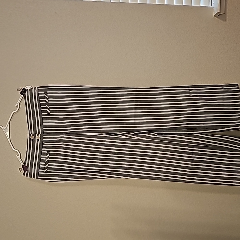 Pants white and black